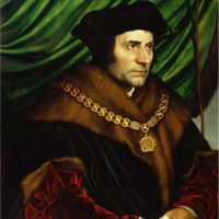 Painting by Hans Holbein the Younger, Frick Collection, New York. Prints may be ordered from the Frick. Sir Thomas More, 1527