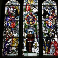 View the details of St. Dunstan's "Thomas More Window" by clicking here. Thomas More and Family Window