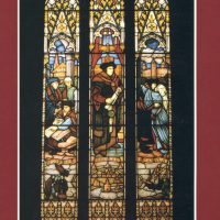 By Martin Van Der Toorn, University of Sydney, Australia. Photograph courtesy of John McCarthy, Q. C. Sydney Thomas More Window, 1993