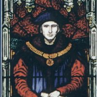 St. Dunstan’s Church, photograph by Tommy Heyne. Thomas More Window