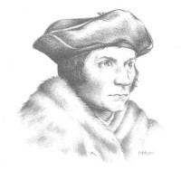 Sketch by Colleen Westman, St. Louis Young Thomas More, 2001