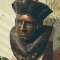 Sculpture by Duward Campbell, Lifetime Achievement Award, St. Thomas More Society of Dallas. Photograph by John Haynsworth. Courtesy of W. David Holliday. Thomas More, 1989