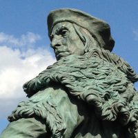 Sculpture by Pablo Eduardo, Boston College Law School.
<a href="https://thomasmorestudies.org/wp-content/uploads/2020/12/More_BostonCollegeLaw-1.pdf">View more details, photos, and an interview with the sculptor by clicking here.</a> St. Thomas More, 2014