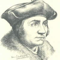 Sketch by Jean Schoevaert-Brossault. Courtesy of Moreanum, Angers, France. Thomas More