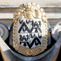 The More coat of arms is above the entrance of <a href="https://www.holyredeemerchelsea.com"><u>Holy Redeemer and St. Thomas More Church </u></a> in Chelsea. More loved puns on his name, as evidenced by the moorhens. coat-of-arms